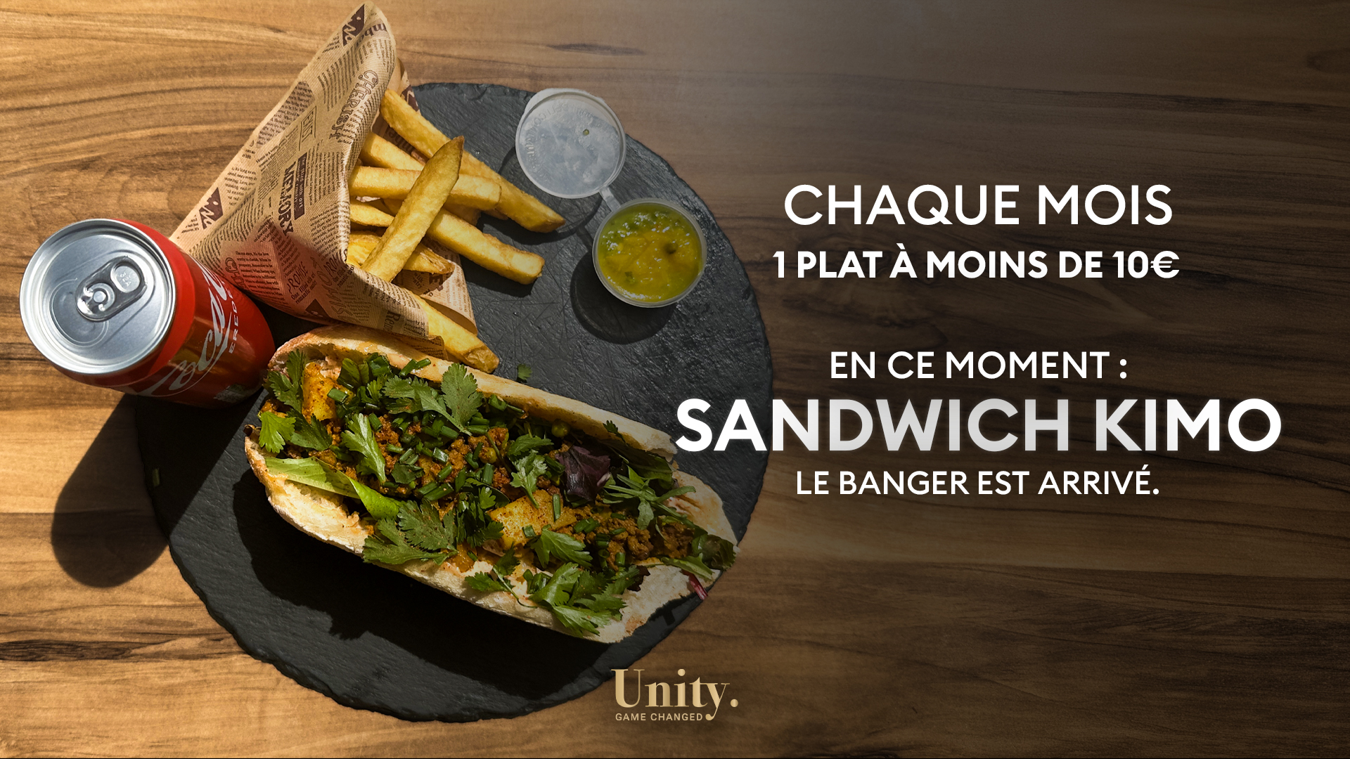 Chaque mois : 1 plat à - de 10€